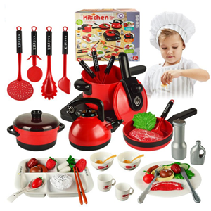 اسباب بازی ست آشپزخانه و گاز رومیزی Kitchen Playset_اسباب بازی لوازم آشپزخانه